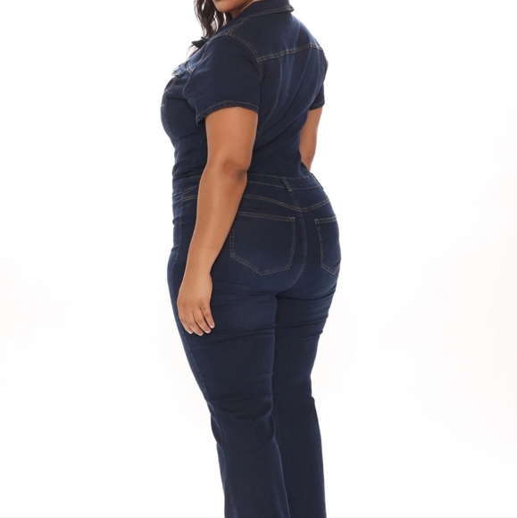 Day Dreaming Denim Jumpsuit - Picture 3 of 9